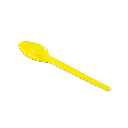 Colher de Plástico Sobremesa Cristal 50 unidades - Prafesta
