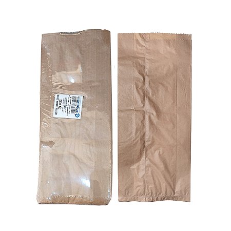 Saco de Papel Kraft 3Kg Liso c/ 500 un