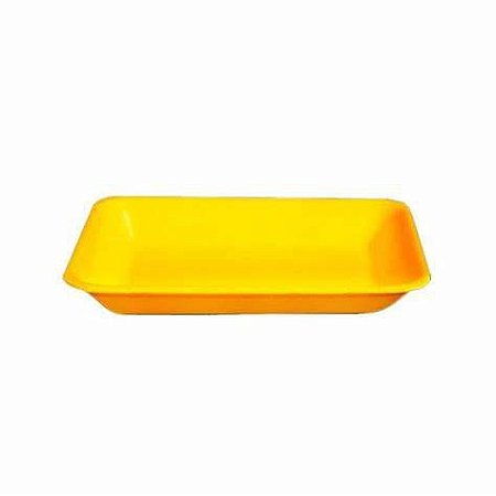 Bandeja de Isopor Amarela Funda-020 200 unidades - Darnel