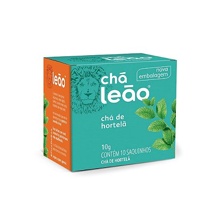 Chá de Hortelã 10g com 10 saquinhos - Leão