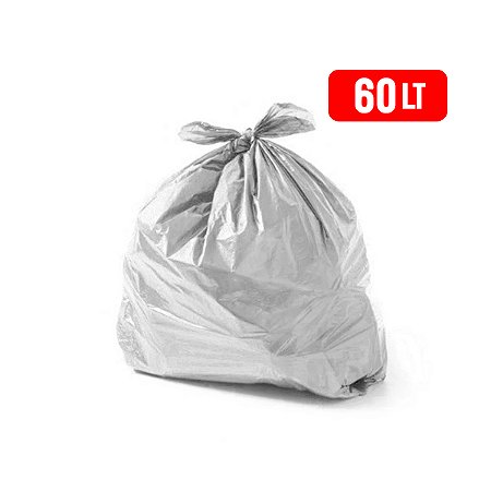 Saco para Lixo 60 Litros Leitoso com 100 unidades Primebag