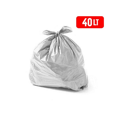 Saco para Lixo 40 Litros Leitoso com 100 unidades Primebag