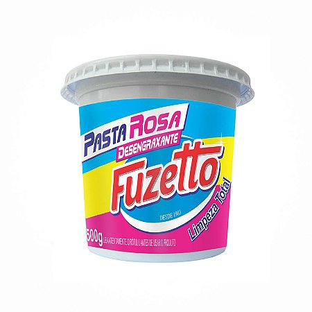 Pasta Arenosa Desengraxante Rosa 500g Uso Geral Fuzetto