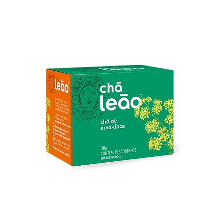 Chá de Erva-Doce 24g com 15 sachês Leão