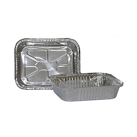Marmitex Retangular Alumínio 1150mL T170 Manual 100 unidades Termica