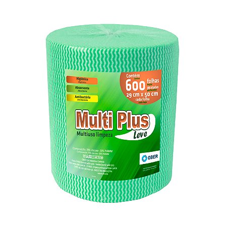 Pano Multiuso Verde 28cm x 300 metros x 35g -  Ober