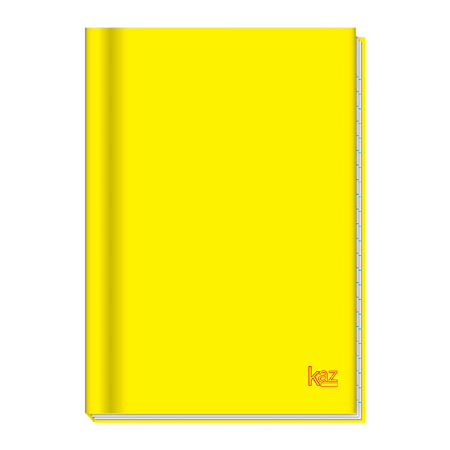 CADERNO UNIV.CAPA DURA 10X1 200FL KAZ