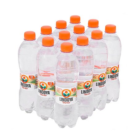 Água Mineral Com Gás 500mL com 12 unidades Lindoya