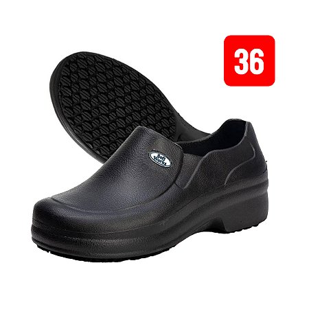 Calçado Antiderrapante BB65 Preto Nº 36 Soft Works