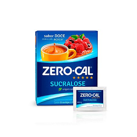 Adoçante em Pó Sucralose Sache 30g Zero Cal