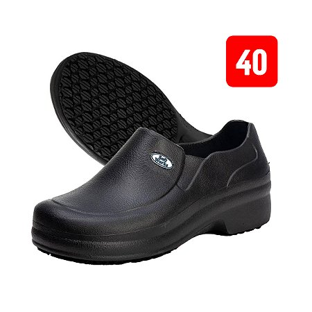 Calçado Antiderrapante BB65 Preto Nº 40 Soft Works