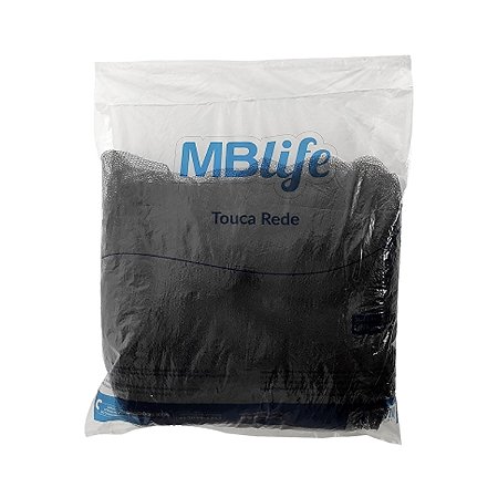 Rede para Cabelo Preta com 100 unidades MB Life