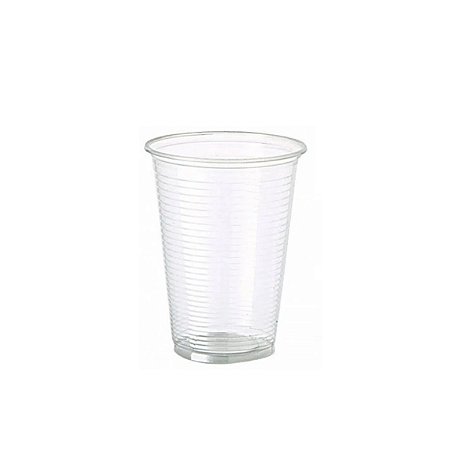 Copo Plástico Descartável 300mL Transparente 100 unidades Fonplast
