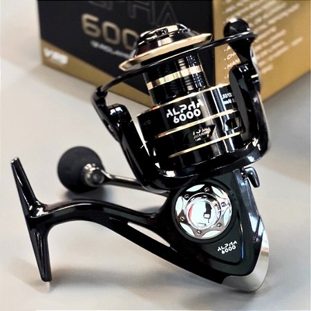 Molinete Pesca Alpha 6000 13 Rolamentos VRS Fishing