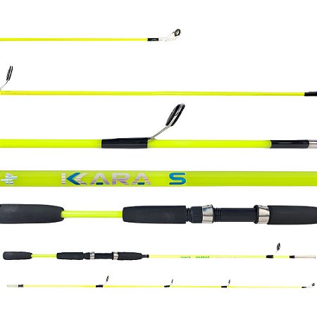 Vara Molinete Kará Verde 1,65 Metros 10-20 Libras Albatroz Fishing