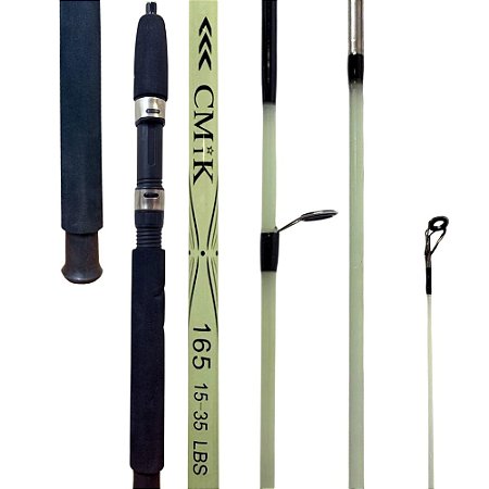 Vara Pesca Molinete 1,65 Metros 15-35 Libras