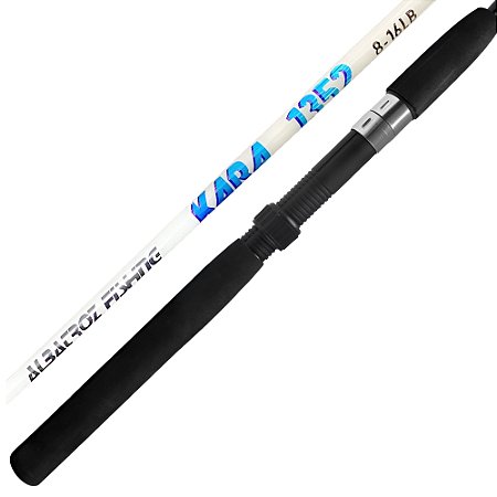 Vara Molinete Kará Branca 1,35 Metros 8-16 Libras Albatroz Fishing