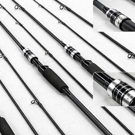 Vara Pesca Carretilha 1,65m Carbono 10-20lb VRS Fishing | 2026