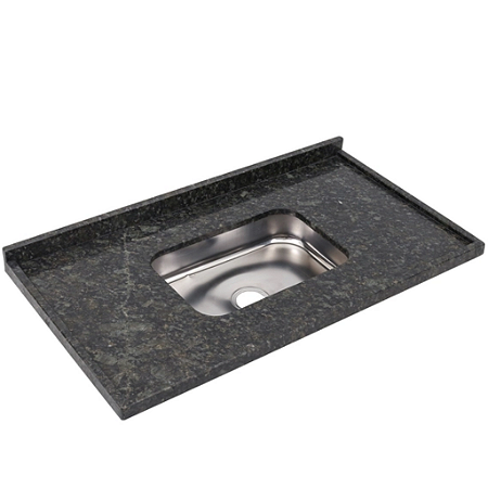 Pia de Granito com Cuba Inox