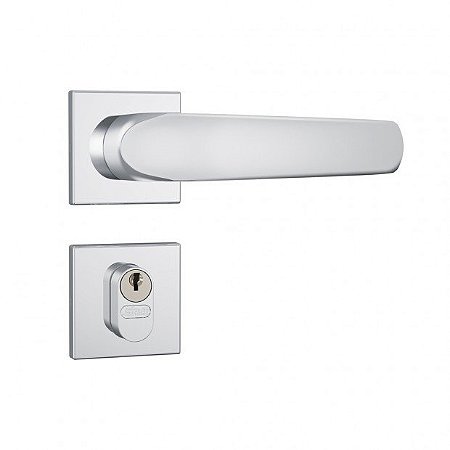 Fechadura 803/09 | 813/09 | 823/09 Roseta Quadrada 1 Gorje Externa Inox