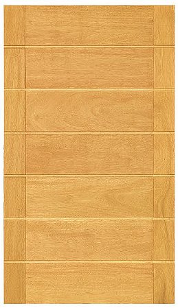 Porta Maciça BBB Frisada Total Reta - Cedro Arana