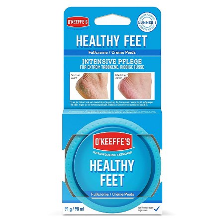 O'keeffe's For Healthy Feet, Creme Para Os Pés Ressecados  (91g)