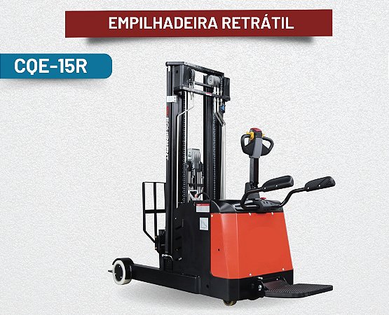 Empilhadeira Elétrica Retrátil Pantografica - Bateria Cumbo-Ácido - CQE