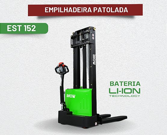 Empilhadeira Patolada - Bateria de Lítio - EST152