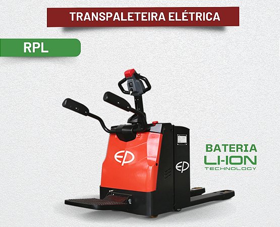 Transpaleteira Elétrica - Bateria de Lítio - RPL Series