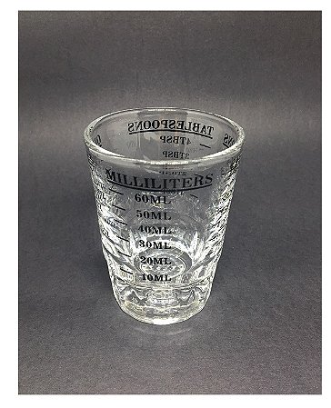 Shot Dosador em Vidro