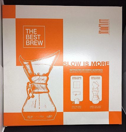 Filtros para Chemex Nacional - c/ 40 Folha inteira