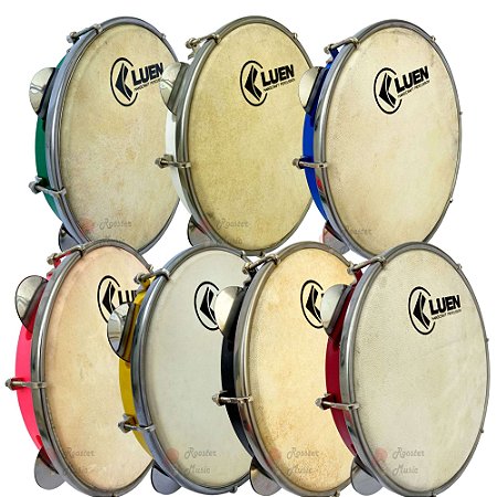 PANDEIRO 10" PELE DE COURO, COM CORPO EM ABS E ARO INOX. IDEAL PARA PANDEIRISTAS ADULTOS, INICIANTES E/OU PROFISSIONAL, SUPER CONFORTÁVEL DEVIDO A SUA LEVEZA