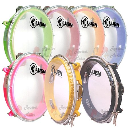 PANDEIRO 10" DE PELE TRANSPARENTE, COM CORPO EM ABS E ARO INOX. IDEAL PARA PANDEIRISTAS ADULTOS, INICIANTES E/OU PROFISSIONAL, SUPER CONFORTÁVEL DEVIDO A SUA LEVEZA