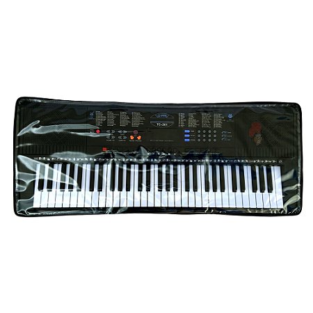 CAPA EXPOSITORA PARA TECLADO, CLAVE & BAG. ADEUS POEIRA, CAPA PROTETORA DE POEIRA, QUE DÁ MAIS DURABILIDADE AO SEU TECLAOD.