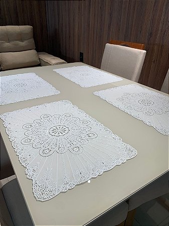 jogo americano rendado pvc