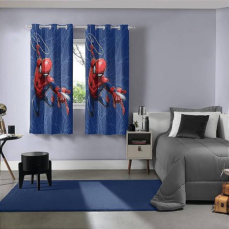 Cortina Blackout Pvc Spider-man Disney 2,40X1,70