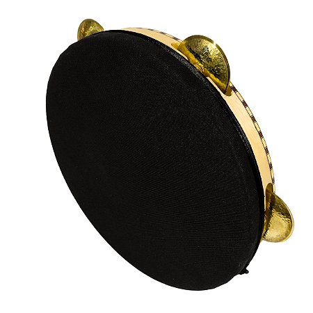 PANDEIRO 10" MARUPÁ NEGRO - Pele Sintética Especial