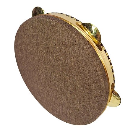 PANDEIRO 10" CAPPUCCINO - Pele Sintética Especial