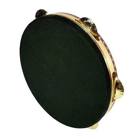 PANDEIRO MARUPÁ VERDE 9", 9 1/4", 9,5" ou 10" - Pele Sintética Especial