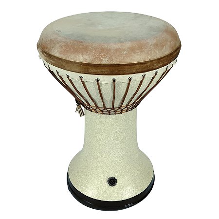 DARBUKA MID BASS CREMA (COM ACESSÓRIOS)