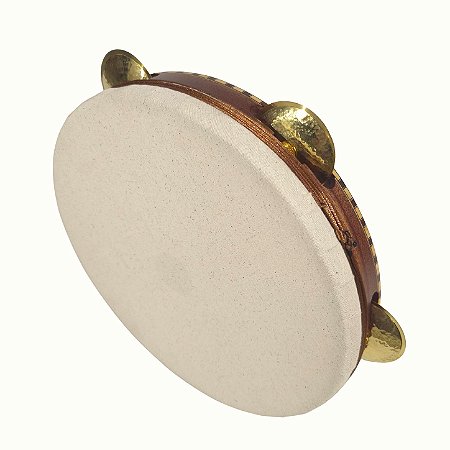 PANDEIRO 10" CEDRO NATURAL - REG PLAT (COM ACESSÓRIOS)