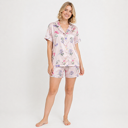 Pijama Curto Lavanda