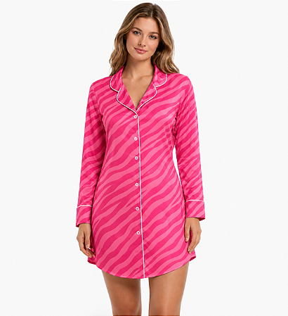 Camisola Mg Longa Zebra Pink