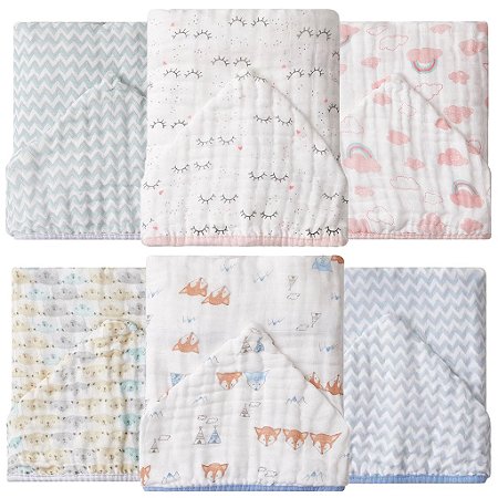 Toalha Fralda Bebê Soft Papi Banhão C/capuz  1,05mx85cm