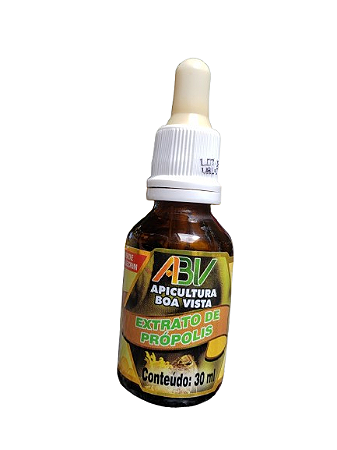 Extrato de Própolis em Gotas 30ml – Apicultura Boa Vista