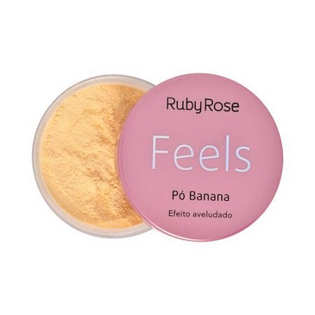 Pó banana efeito aveludado Feels - Ruby Rose