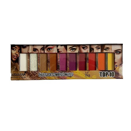 Paleta de Sombras Matte Top 10 - Ludurana