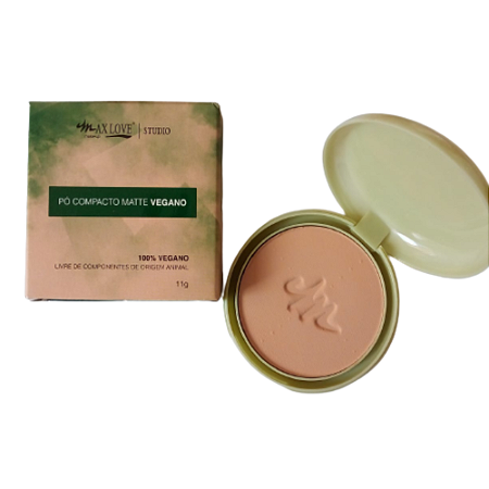 Pó Compacto Facial Vegano - Max Love