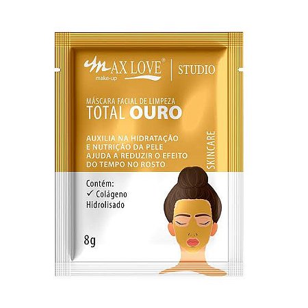 Máscara Facial Peel Off Ouro - Max Love 8g