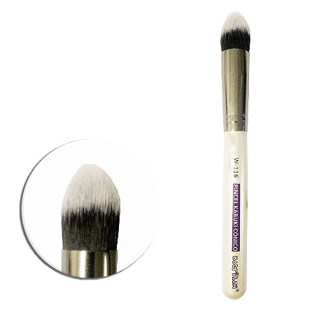 Pincel Kabuki Cônico W116 - Macrilan